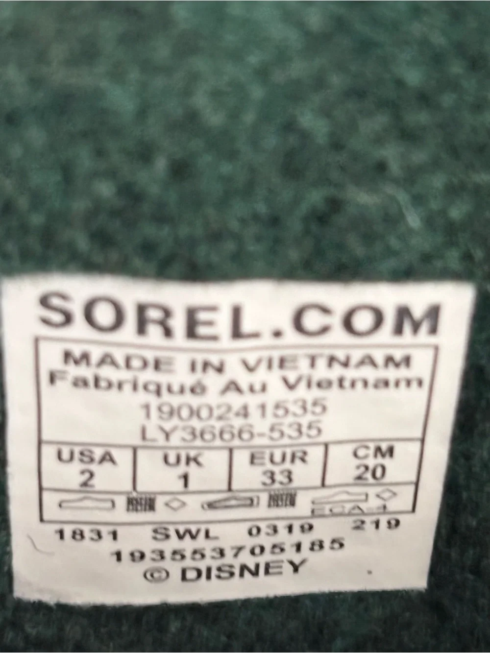 Sorel x Disney Fluffy Frozen 2 
